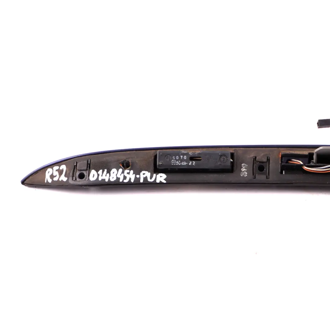 Mini One R50 R52 R53 Griffleiste Heckklappe Black-eye Purple A24 - SKU 0148454-PUR - Teilenummer 0148454