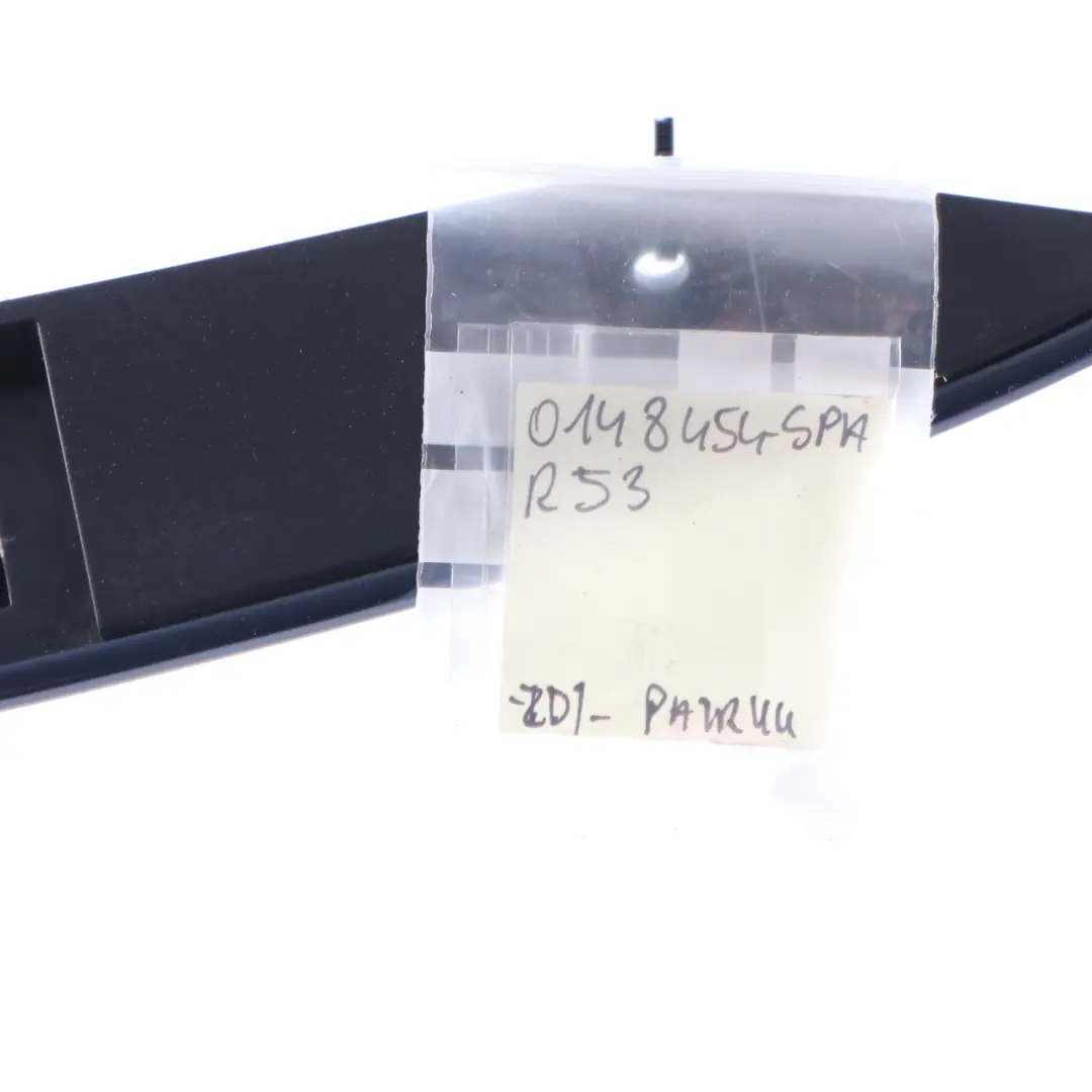 Boot Lid Trunk Tailgate Grab Handle Space Blue Metallic A49 to Mini R50 R52 R53 with Part number 0148454 Mini R50 R52 R53 Boot Lid Trunk Tailgate Grab Handle Space Blue Metallic A49 - SKU 0148454-SPA - Part number 0148454