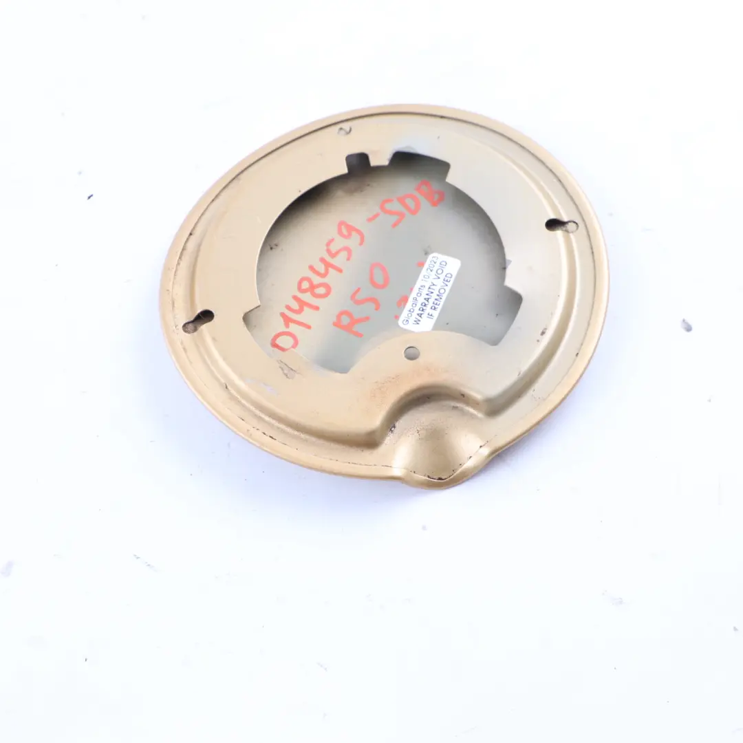 Filler Cover Flap Cap Solid Gold Metallic - 859 to Mini Cooper One R50 Fuel with Part number 0148459 Mini Cooper One R50 Fuel Filler Cover Flap Cap Solid Gold Metallic - 859 - SKU 0148459-SDG - Part number 0148459