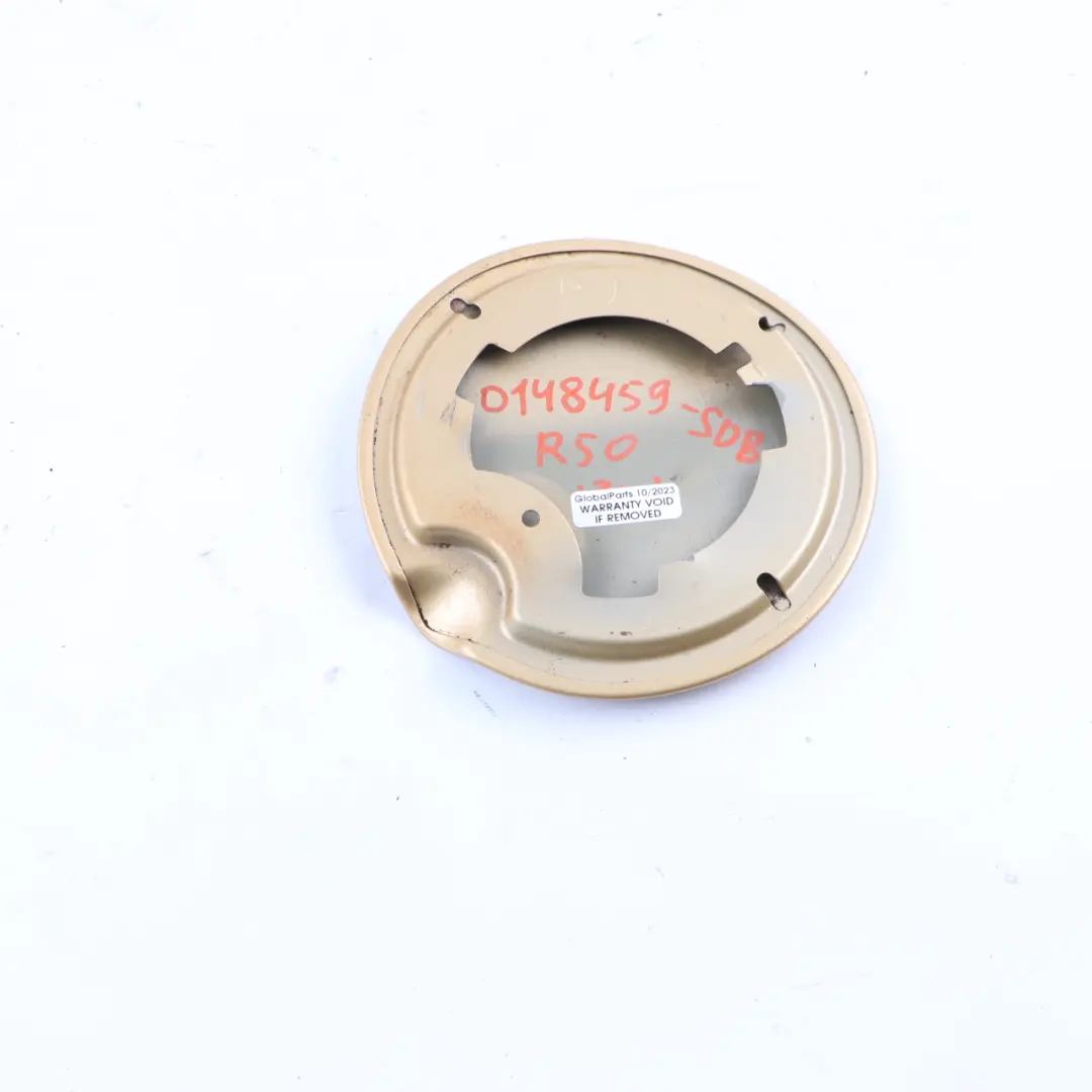 Mini Cooper One R50 Fuel Filler Cover Flap Cap Solid Gold Metallic - 859 - SKU 0148459-SDG - Part number 0148459