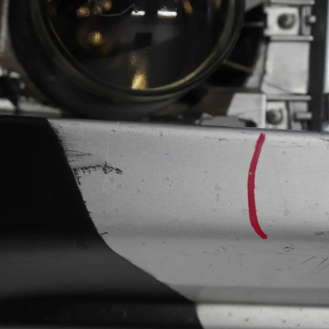 Front Bumper Trim Panel Titansilber Titan Silver Metallic - 354 to BMW E60 E61 with Part number 0149245 BMW E60 E61 Front Bumper Trim Panel Titansilber Titan Silver Metallic - 354 - SKU 0149245-TS - Part number 0149245