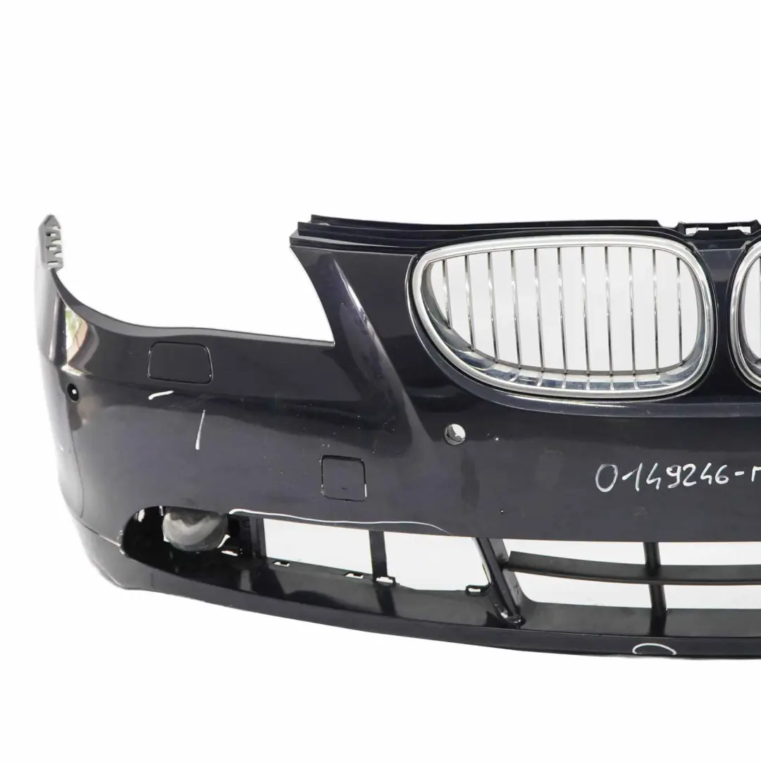BMW E60 E61 Bumper Front Trim Panel Monacoblau Blue Metallic - A35 - SKU 0149246-MB - Part number 0149246