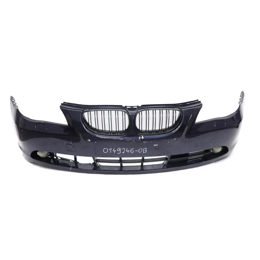 BMW 5 E60 E61 Stossfänger Vorn Abdeckung Orientblau Orient Blau Metallic - 317 - SKU 0149246-OB - Teilenummer 0149246