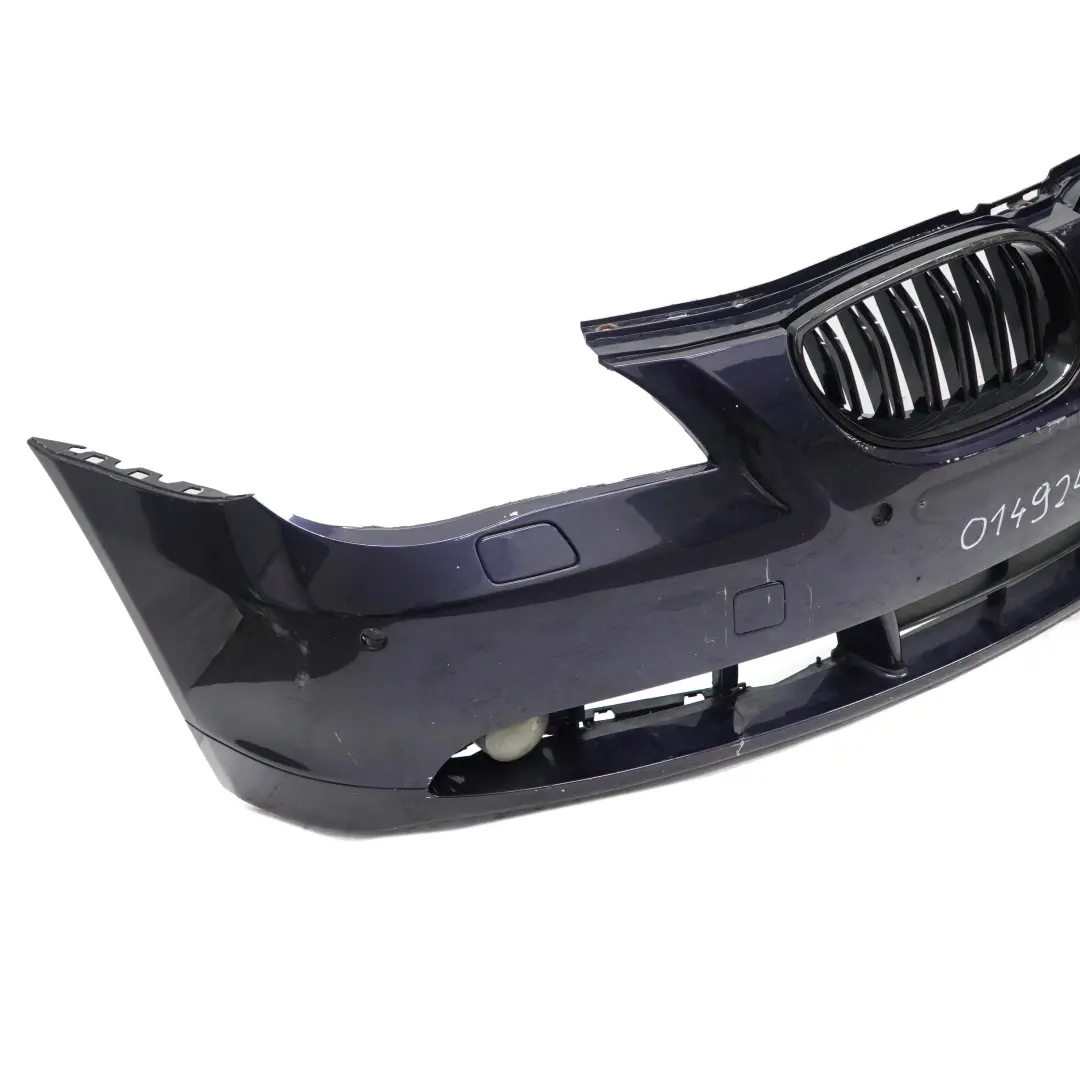 BMW 5 E60 E61 Stossfänger Vorn Abdeckung Orientblau Orient Blau Metallic - 317 - SKU 0149246-OB - Teilenummer 0149246