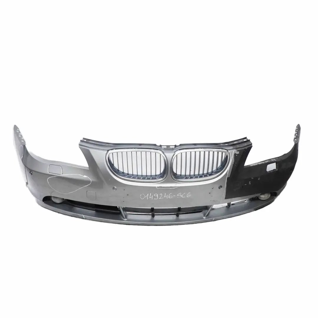 Bumper Front Trim Panel Spacegrau Space Grey Metallic - A52 to BMW E60 E61 with Part number 0149246 BMW E60 E61 Bumper Front Trim Panel Spacegrau Space Grey Metallic - A52 - SKU 0149246-SCG - Part number 0149246