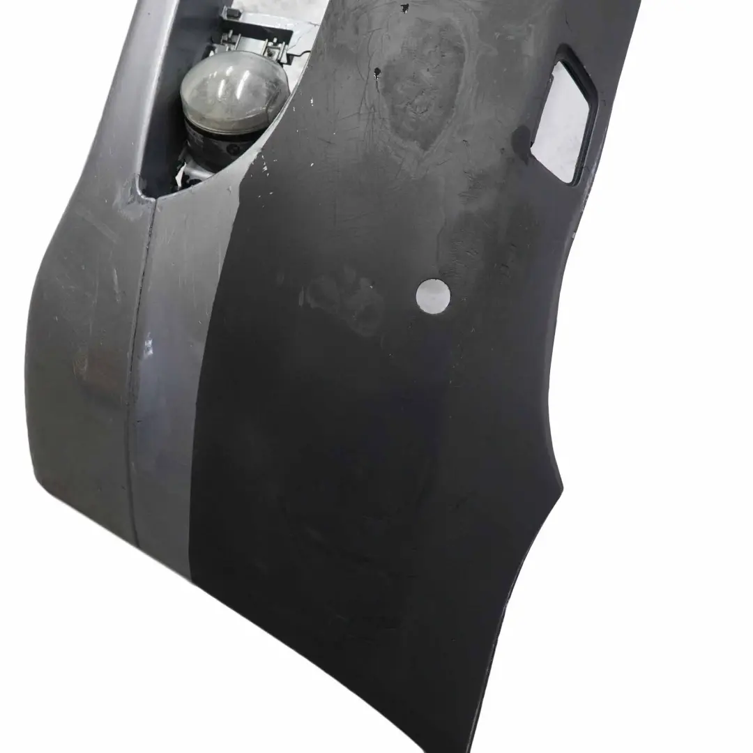 BMW E60 E61 Bumper Front Trim Panel Spacegrau Space Grey Metallic - A52 - SKU 0149246-SCG - Part number 0149246