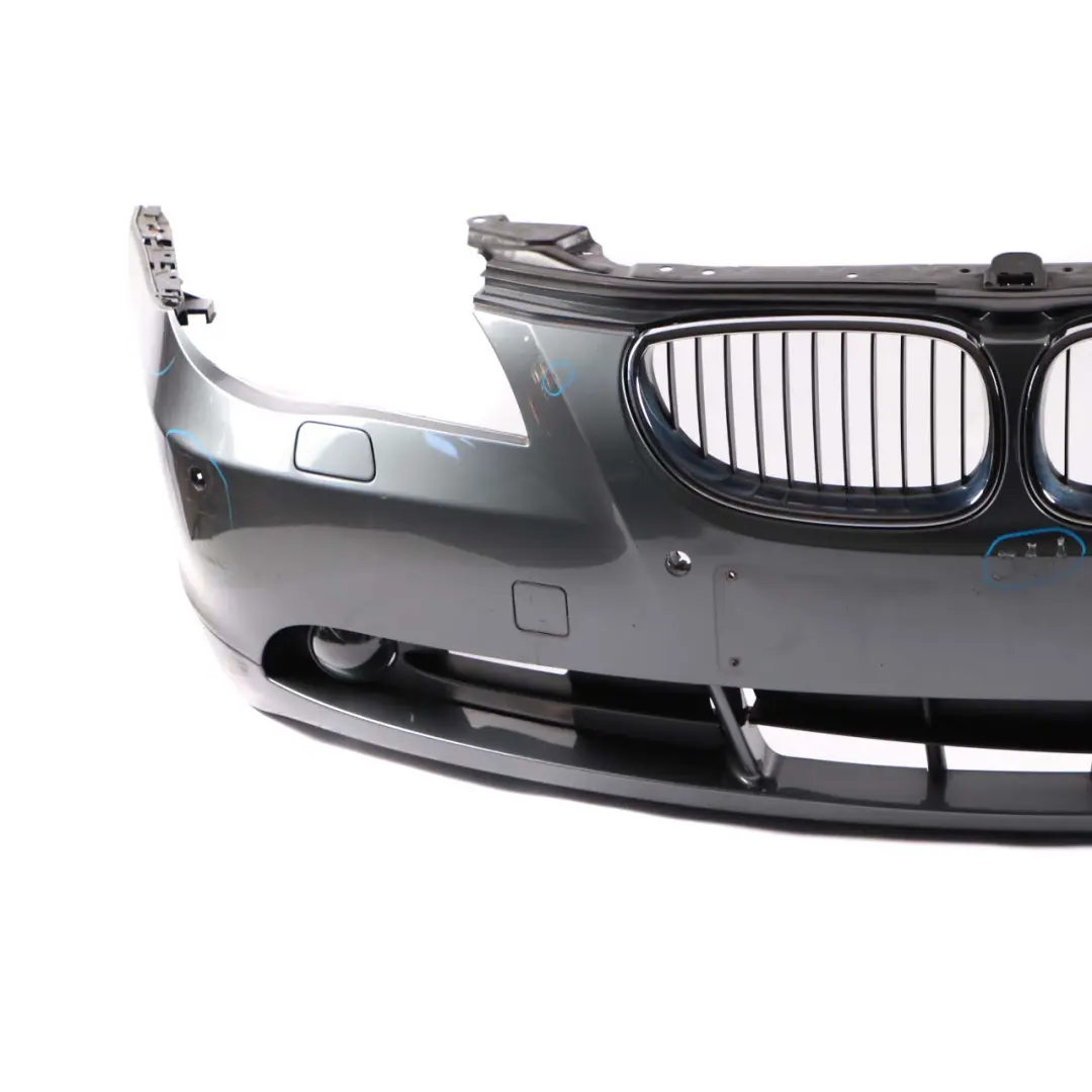 BMW 5 E60 E61 Front Bumper Trim Panel Titangrau Titan Grey II Metallic - A36 - SKU 0149246-TGR - Part number 0149246