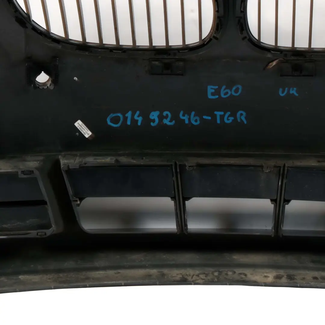BMW 5 E60 E61 Front Bumper Trim Panel Titangrau Titan Grey II Metallic - A36 - SKU 0149246-TGR - Part number 0149246