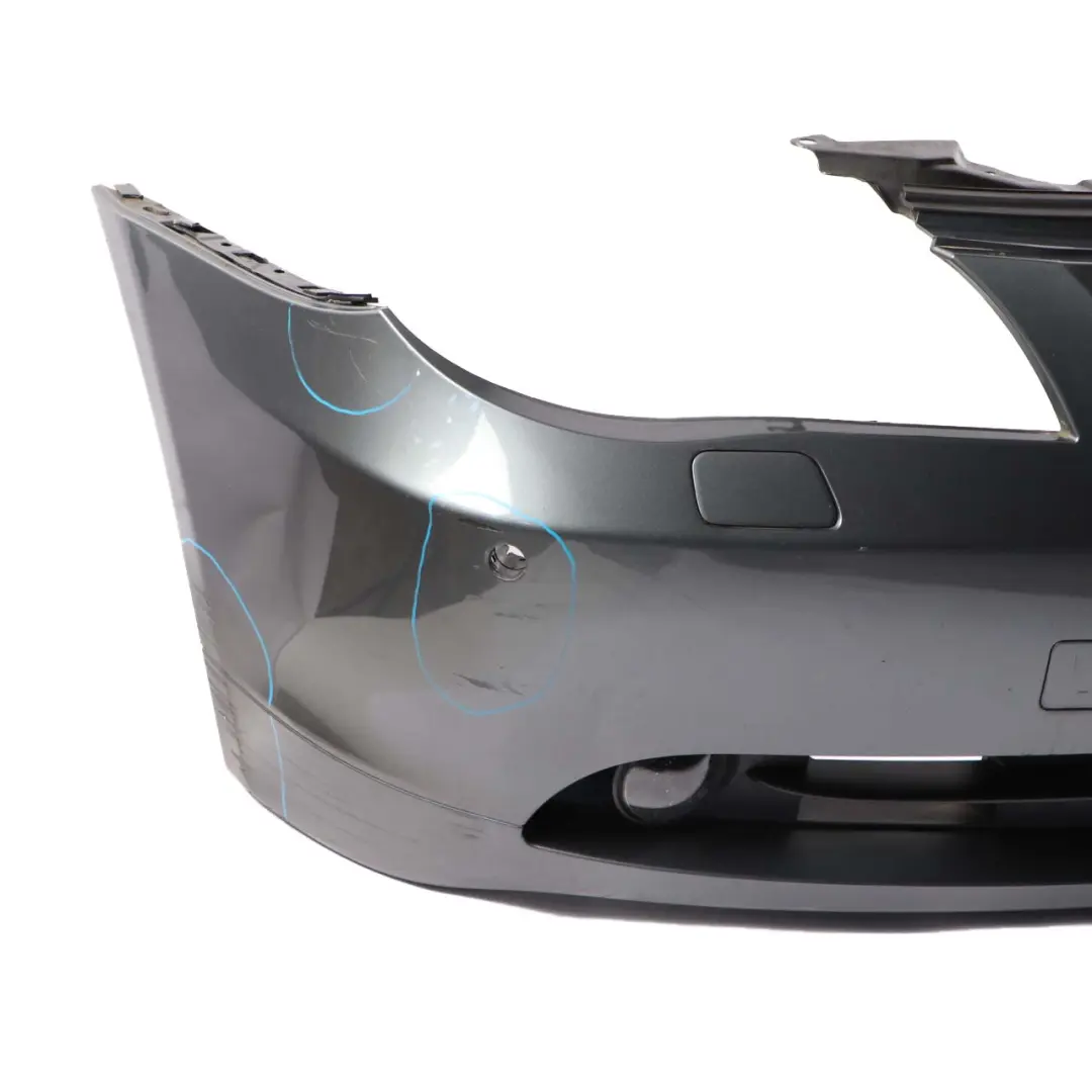 BMW 5 E60 E61 Front Bumper Trim Panel Titangrau Titan Grey II Metallic - A36 - SKU 0149246-TGR - Part number 0149246