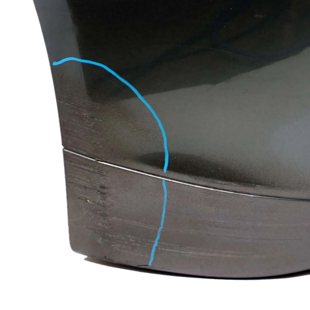 BMW 5 E60 E61 Front Bumper Trim Panel Titangrau Titan Grey II Metallic - A36 - SKU 0149246-TGR - Part number 0149246