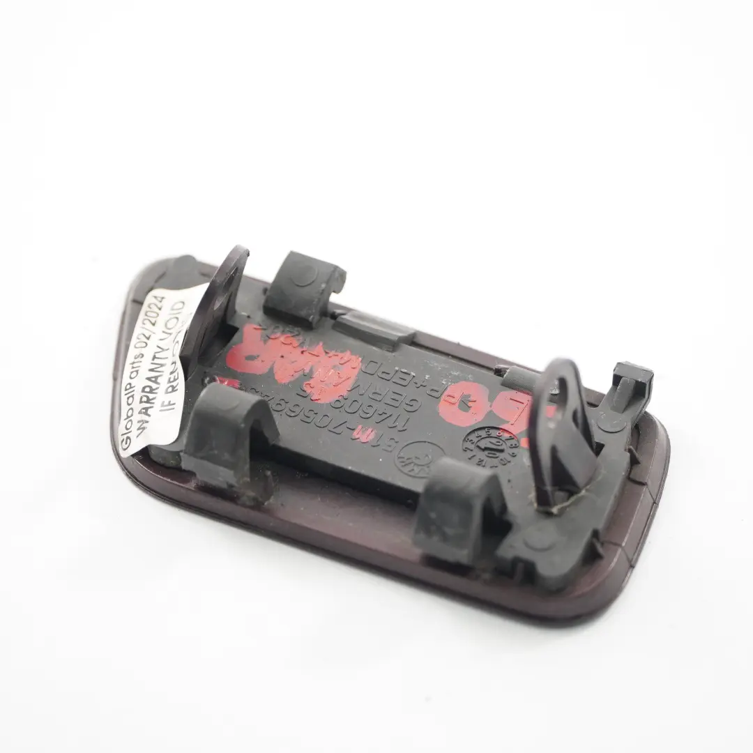 BMW E60 Tapa Delantera Del Lavafaros Izquierda Barberarot Rojo A39 7056945 - SKU 0149264-BAR - Número de pieza 0149264