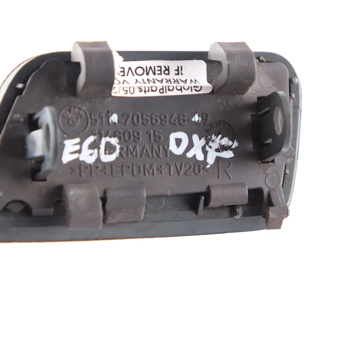 BMW E60 Front Headlight Washer Flap Cover Right O/S Oxford Green - 430 7056946 - SKU 0149266-OXF - Part number 0149266