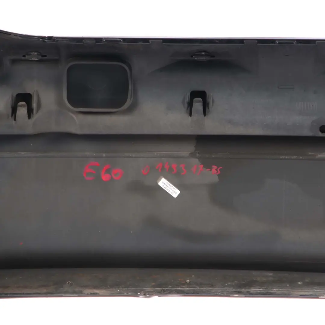 BMW E60 Bumper Rear Saloon Trim Panel Cover Black Sapphire Metallic - 475 - SKU 0149317-BS - Part number 0149317