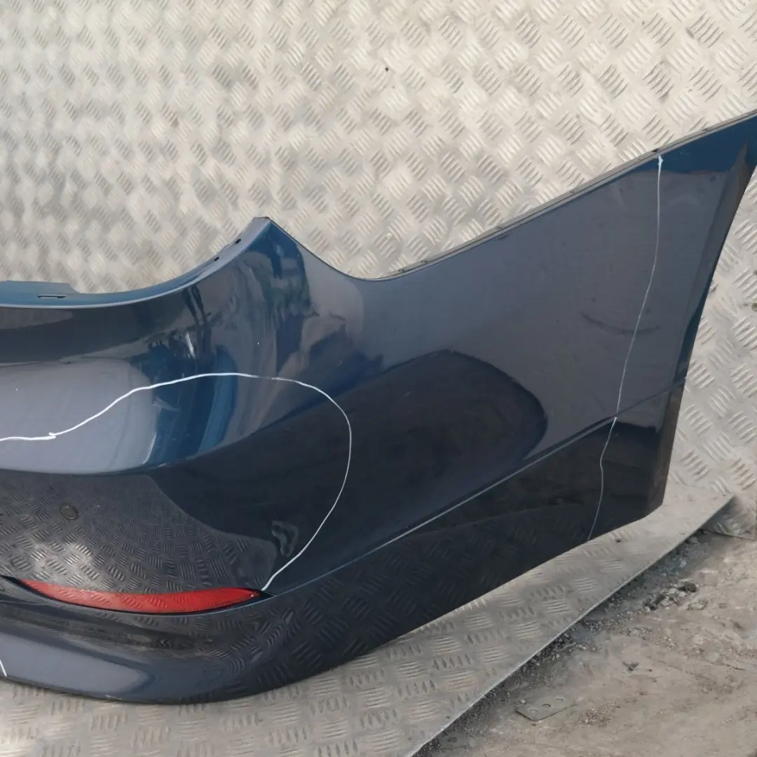 BMW 5 Series E60 Saloon Rear Bumper Mysticblau Mystic Blue Metallic A07 - SKU 0149317-MYS - Part number 149317