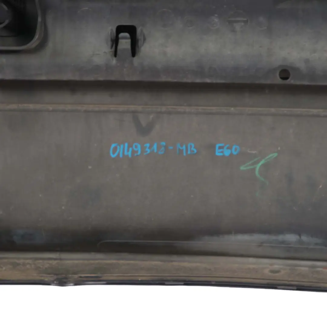 Bumper PDC Trim Panel Saloon Monacoblau Blue Metallic - A35 to BMW E60 Rear with Part number 0149318 BMW E60 Rear Bumper PDC Trim Panel Saloon Monacoblau Blue Metallic - A35 - SKU 0149318-MB - Part number 0149318