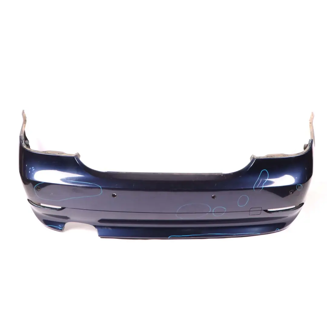 Bumper PDC Orientblau Orient Blue Metallic - 317 to BMW 5 E60 Saloon Rear with Part number 0149318 BMW 5 E60 Saloon Rear Bumper PDC Orientblau Orient Blue Metallic - 317 - SKU 0149318-OB - Part number 0149318