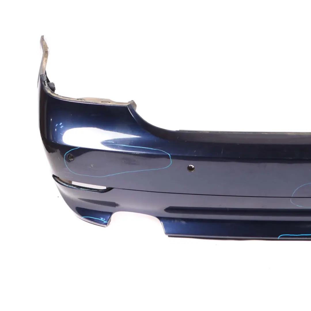 Bumper PDC Orientblau Orient Blue Metallic - 317 to BMW 5 E60 Saloon Rear with Part number 0149318 BMW 5 E60 Saloon Rear Bumper PDC Orientblau Orient Blue Metallic - 317 - SKU 0149318-OB - Part number 0149318