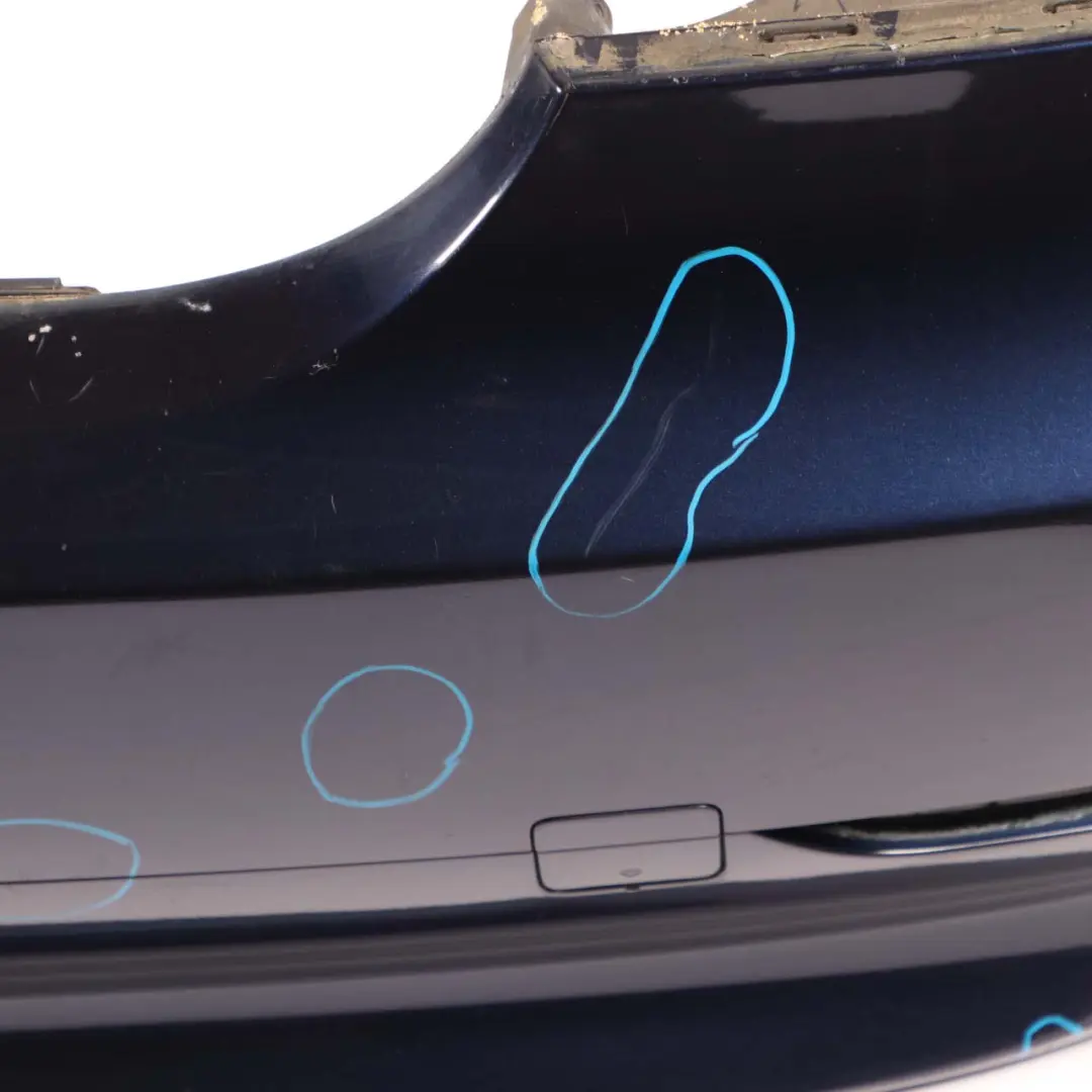 Bumper PDC Orientblau Orient Blue Metallic - 317 to BMW 5 E60 Saloon Rear with Part number 0149318 BMW 5 E60 Saloon Rear Bumper PDC Orientblau Orient Blue Metallic - 317 - SKU 0149318-OB - Part number 0149318