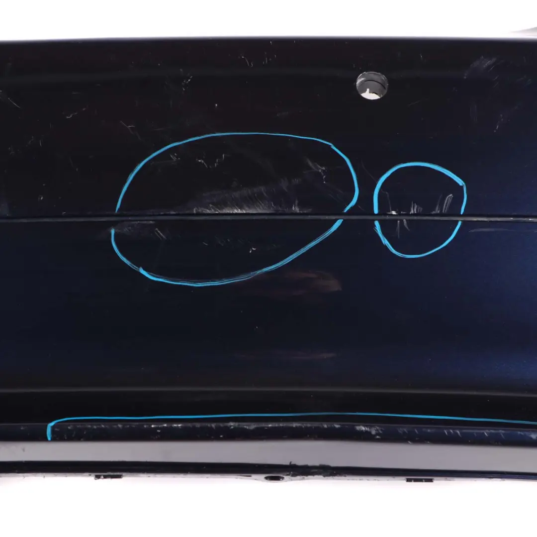 Bumper PDC Orientblau Orient Blue Metallic - 317 to BMW 5 E60 Saloon Rear with Part number 0149318 BMW 5 E60 Saloon Rear Bumper PDC Orientblau Orient Blue Metallic - 317 - SKU 0149318-OB - Part number 0149318
