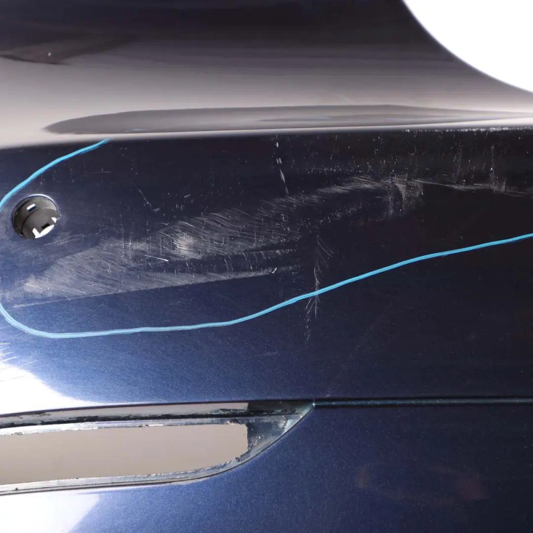 Bumper PDC Orientblau Orient Blue Metallic - 317 to BMW 5 E60 Saloon Rear with Part number 0149318 BMW 5 E60 Saloon Rear Bumper PDC Orientblau Orient Blue Metallic - 317 - SKU 0149318-OB - Part number 0149318