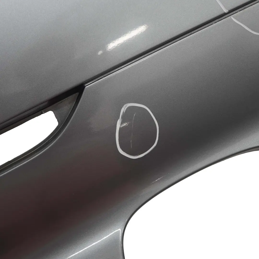BMW E60 Bumper Rear PDC Trim Panel Silbergrau Grey Metallic - A08 - SKU 0149318-SBG - Part number 0149318