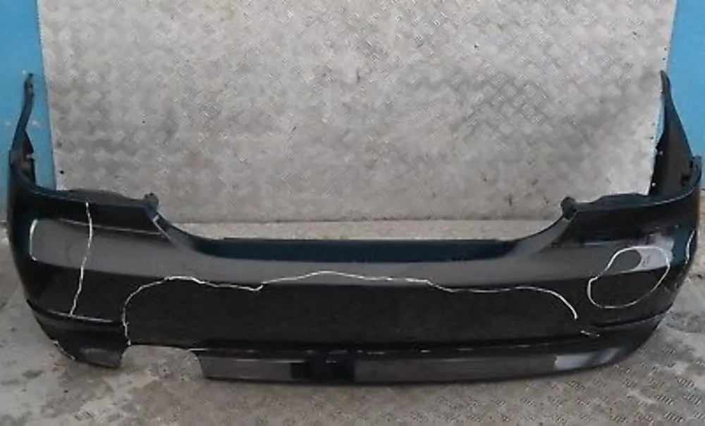 BMW 5 SERIES 1 E60 Saloon Rear Bumper PDC Schwarz 2 Black - 668