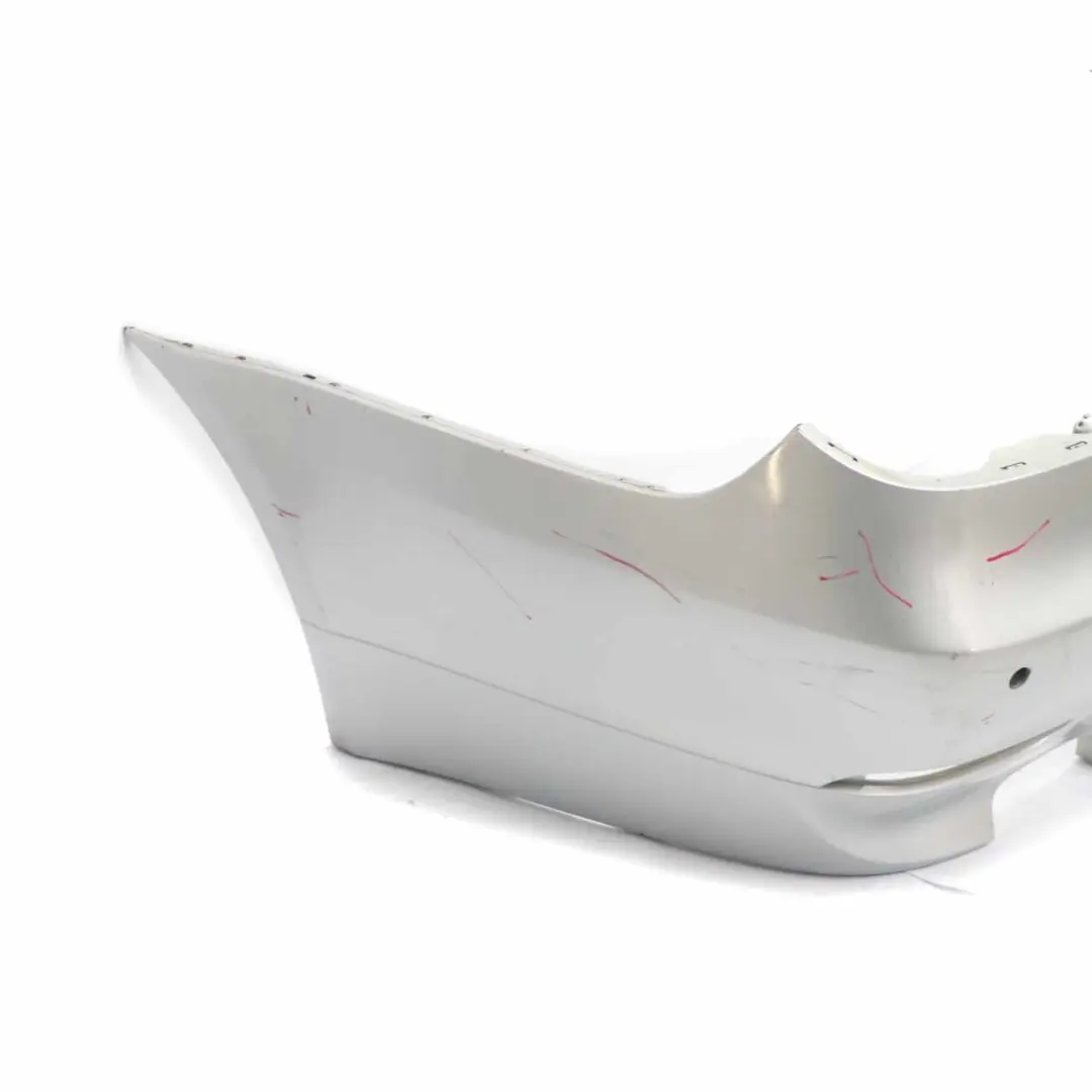 BMW E60 Saloon Rear Bumper PDC Titansilber Silver Metallic - 354 - SKU 0149318-TS - Part number 0149318