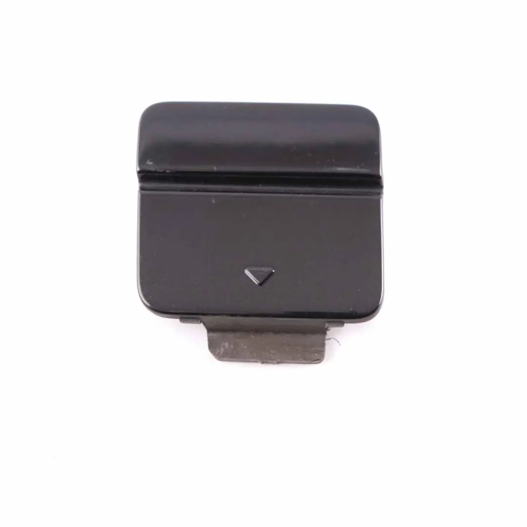 Bumper Flap BMW E60 Cover Towing Eye Black Sapphire Metallic 475 7033711 to Rear with Part number 0150251 Rear Bumper Flap BMW E60 Cover Towing Eye Black Sapphire Metallic 475 7033711 - SKU 0150251-BS - Part number 0150251