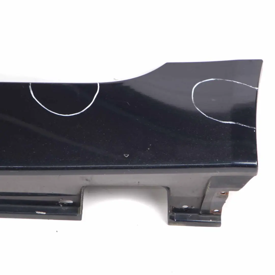 Door Sill Side Cover Skirt Left N/S Monacoblau Blue - A35 to BMW E60 E61 with Part number 0150277 BMW E60 E61 Door Sill Side Cover Skirt Left N/S Monacoblau Blue - A35 - SKU 0150277-MB - Part number 0150277