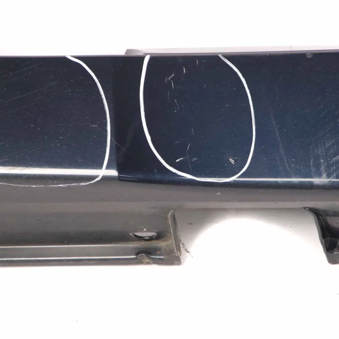 Door Sill Side Cover Skirt Left N/S Monacoblau Blue - A35 to BMW E60 E61 with Part number 0150277 BMW E60 E61 Door Sill Side Cover Skirt Left N/S Monacoblau Blue - A35 - SKU 0150277-MB - Part number 0150277
