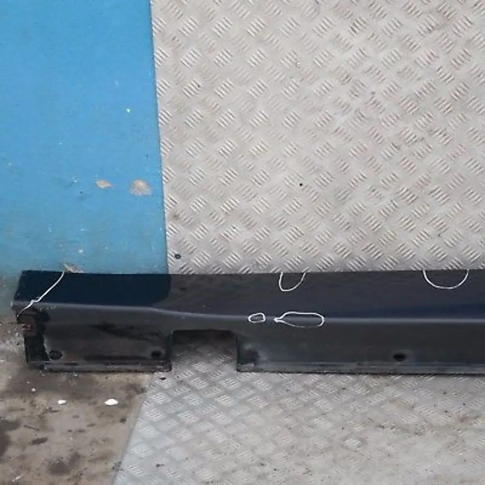 Door Sill Side Cover Skirt Left N/S Orientblau Blue 317 to BMW 5 Series E60 E61 with Part number 150277 BMW 5 Series E60 E61 Door Sill Side Cover Skirt Left N/S Orientblau Blue 317 - SKU 0150277-OB - Part number 150277