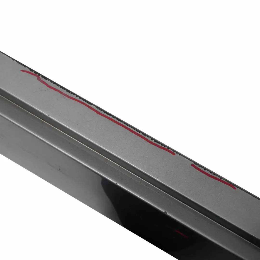 BMW E60 E61 Faldón Lateral Tapa Umbral Puerta Izquierda Silbergrau - A08 - SKU 0150277-SBG2 - Número de pieza 0150277