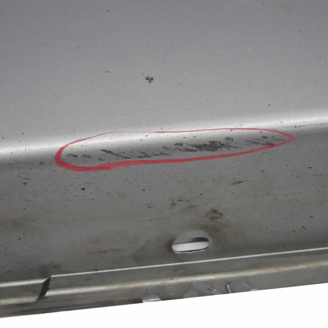 BMW E60 E61 Side Skirt Door Sill Cover Left N/S Silbergrau Silver Grey - A08 - SKU 0150277-SBG - Part number 0150277