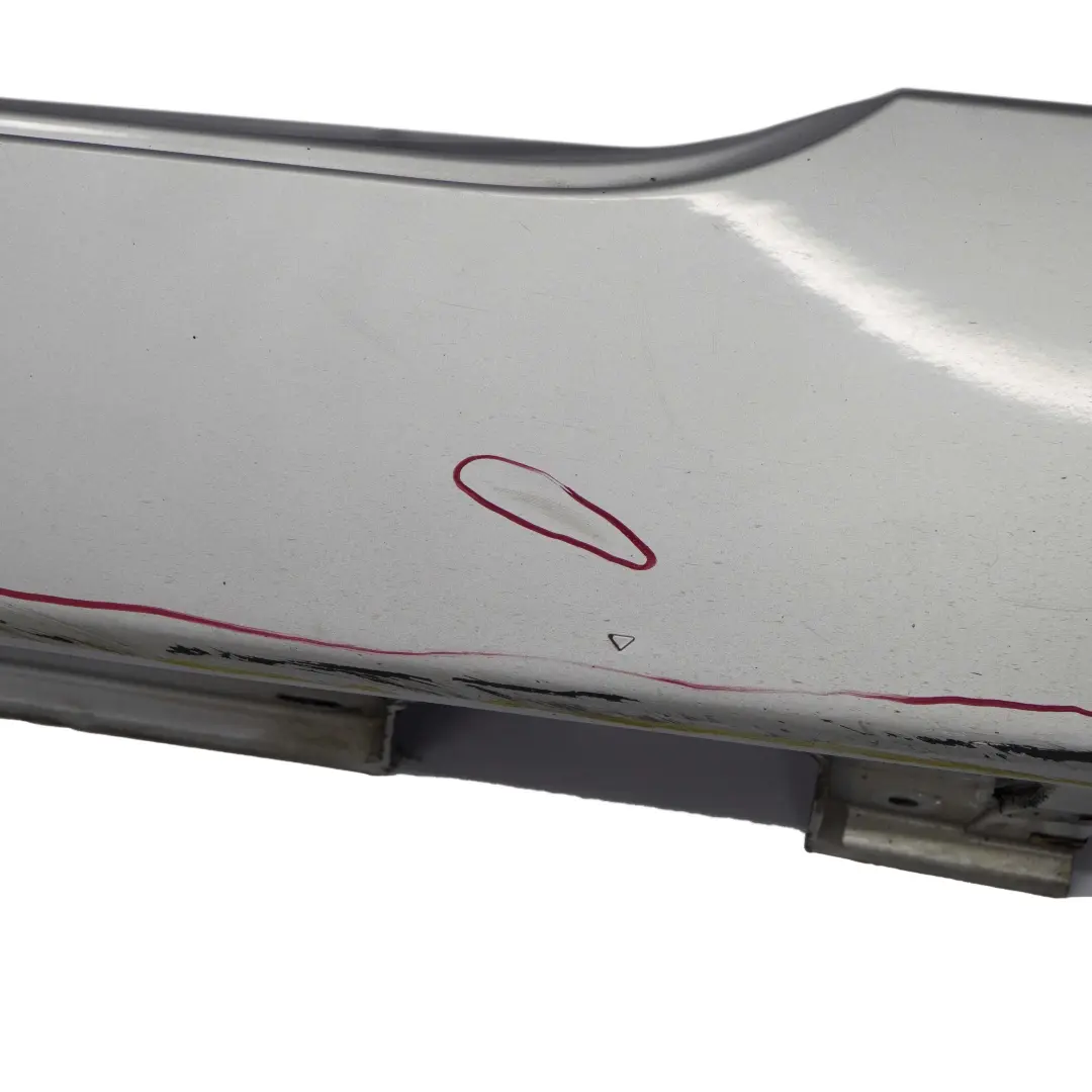 BMW 5 E60 E61 2 Schwellerleiste Blende Schweller Links Titansilber Silber - 354 - SKU 0150277-TS2 - Teilenummer 0150277