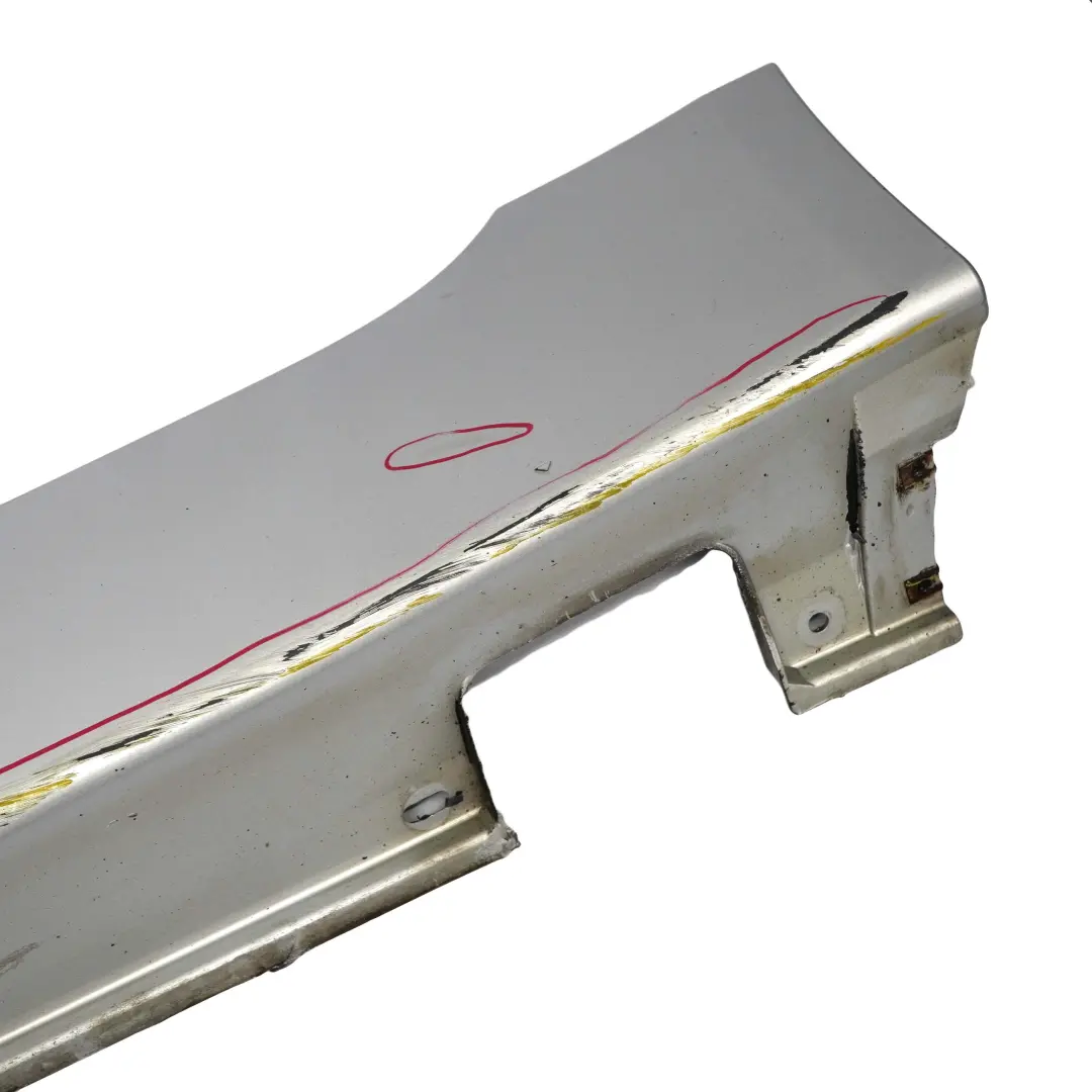 Door Sill Side Cover Skirt Left N/S Titansilber Silver - 354 to BMW 5 E60 E61 2 with Part number 0150277 BMW 5 E60 E61 2 Door Sill Side Cover Skirt Left N/S Titansilber Silver - 354 - SKU 0150277-TS2 - Part number 0150277