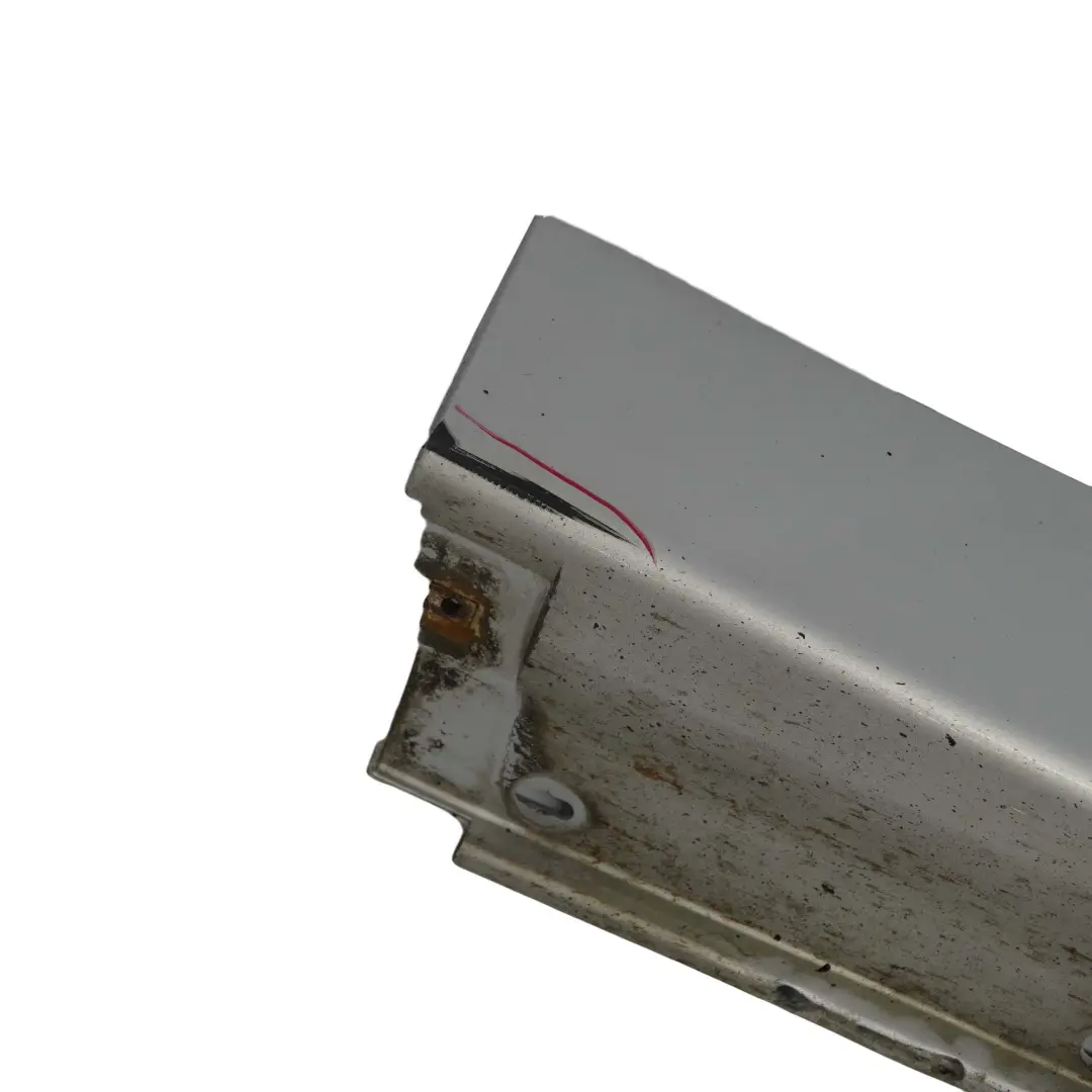 BMW E60 E61 2 Puerta Sill Side Cover Falda Izquierda N / Titansilber Plata - 354 - SKU 0150277-TS2 - Número de pieza 0150277