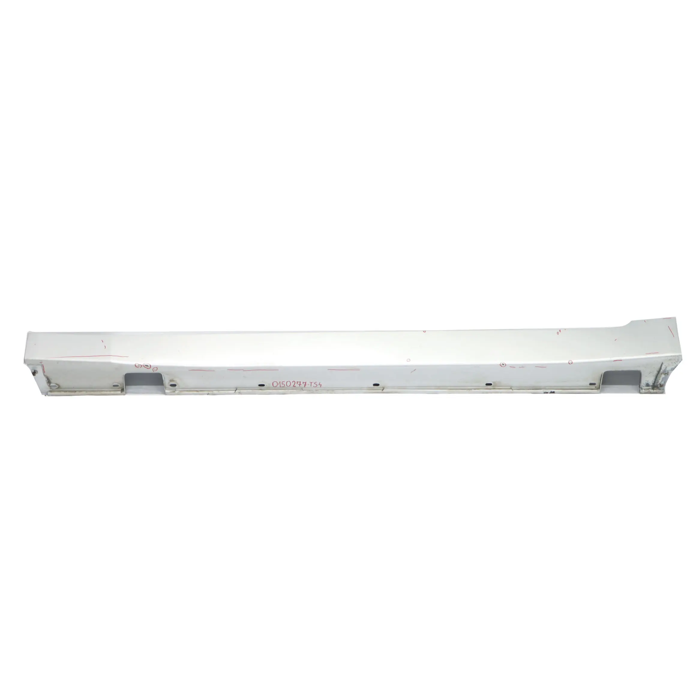BMW E60 E61 Puerta Sill Side Cover Falda Izquierda Titansilber Plata - 354