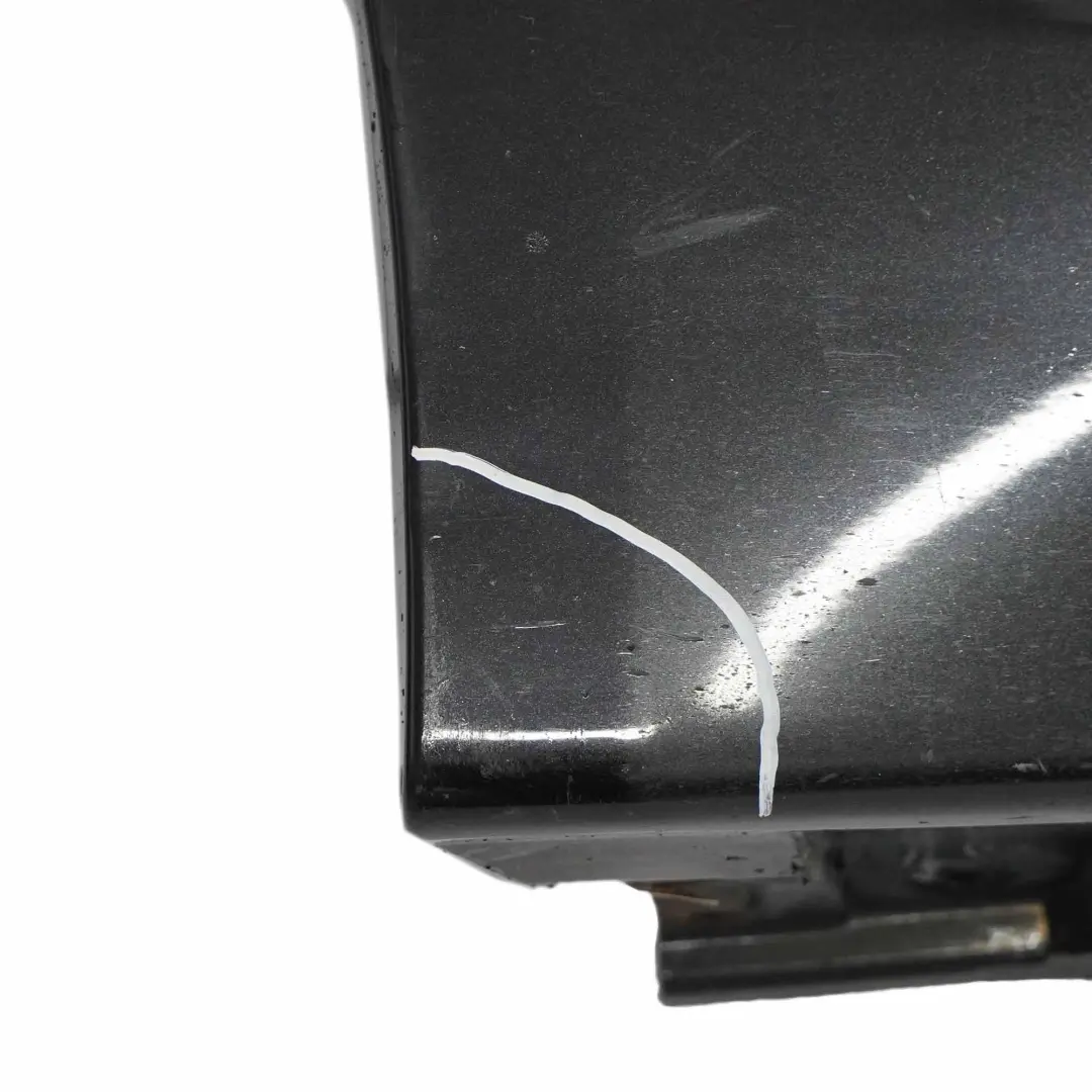 BMW E60 E61 Faldón Lateral Cubre Puerta Derecho O/S Black Sapphire Negro - 475 - SKU 0150278-BS3 - Número de pieza 0150278