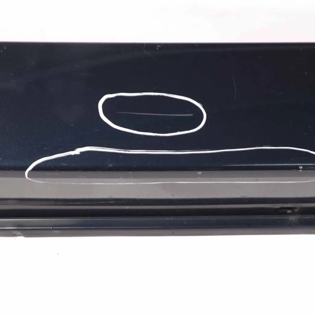 BMW E60 E61 Side Skirt Door Sill Cover Right O/S Monacoblau Blue Metallic - A35 - SKU 0150278-MB - Part number 0150278