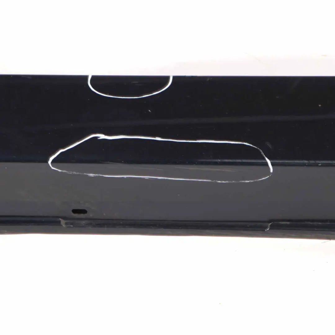 BMW E60 E61 Side Skirt Door Sill Cover Right O/S Monacoblau Blue Metallic - A35 - SKU 0150278-MB - Part number 0150278