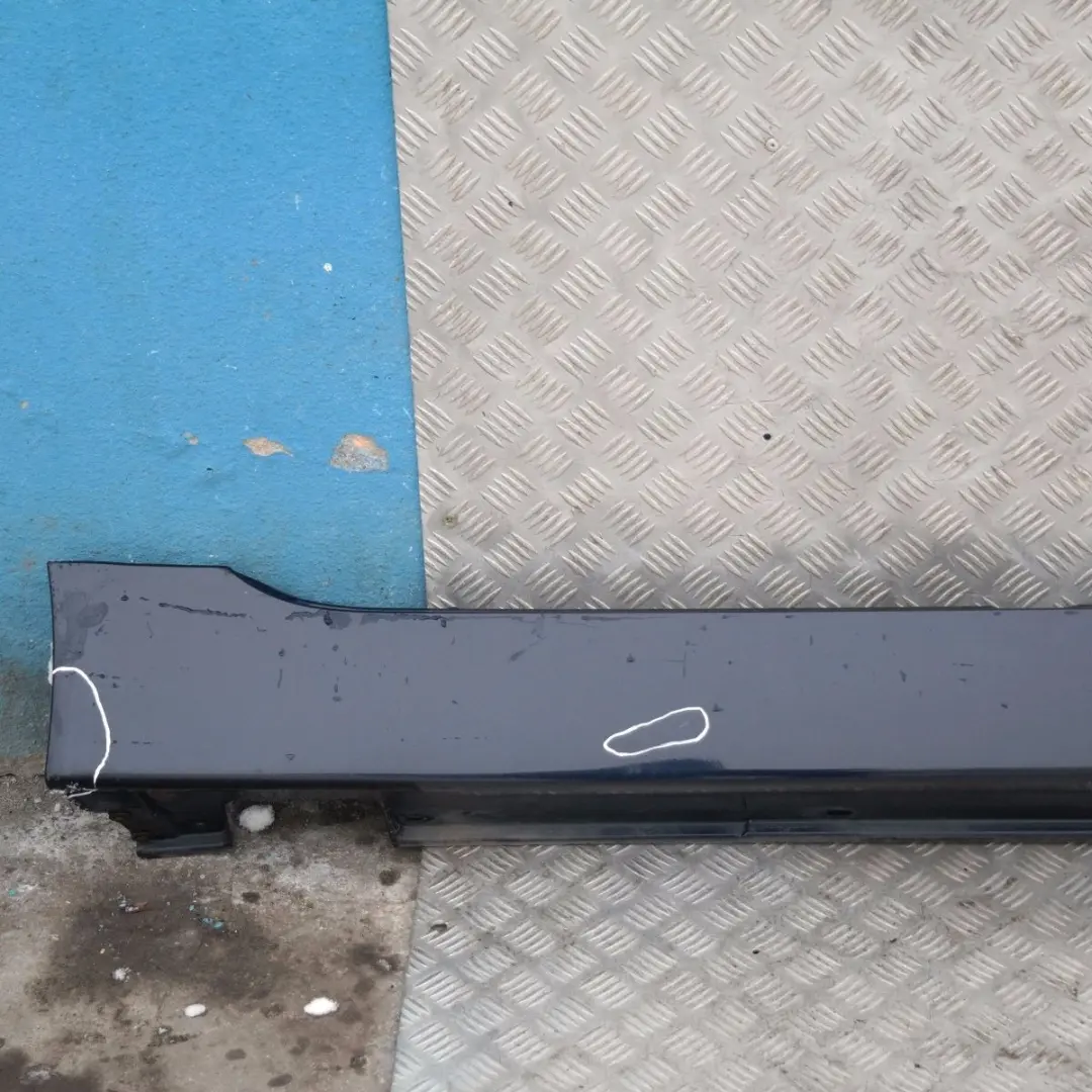 BMW E60 E61 Listello Portiera Apertura Gonna Destra Blu Oriente Blu - SKU 0150278-OB - Numero di parte 150278
