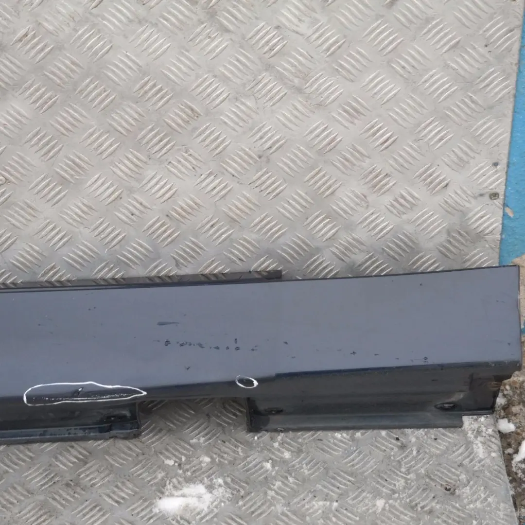 Door Sill Side Cover Skirt Right O/S Orientblau Blue 317 to BMW 5 Series E60 E61 with Part number 150278 BMW 5 Series E60 E61 Door Sill Side Cover Skirt Right O/S Orientblau Blue 317 - SKU 0150278-OB - Part number 150278