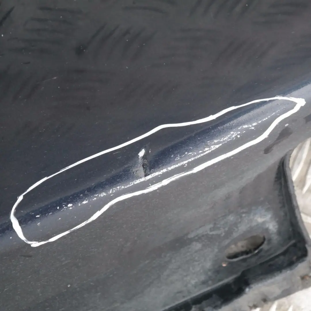 BMW 5 Series E60 E61 Door Sill Side Cover Skirt Right O/S Orientblau Blue 317 - SKU 0150278-OB - Part number 150278