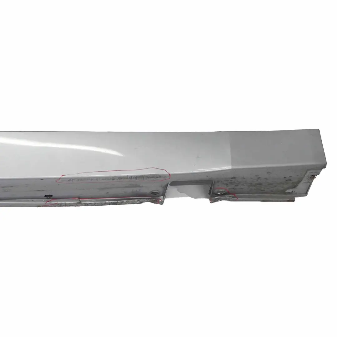 BMW E60 E61 Door Sill Side Cover Skirt Right O/S Silbergrau Grey A08 - SKU 0150278-SBG2 - Part number 0150278