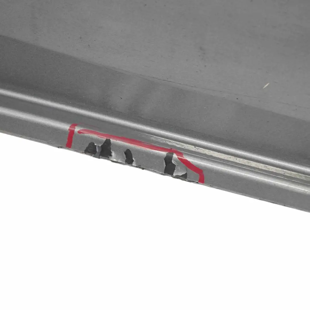 Puerta Sill Side Cover Faldon Derecho Silbergrau Gris A08 para BMW E60 E61 con número de pieza 0150278 BMW E60 E61 Puerta Sill Side Cover Faldon Derecho Silbergrau Gris A08 - SKU 0150278-SBG2 - Número de pieza 0150278