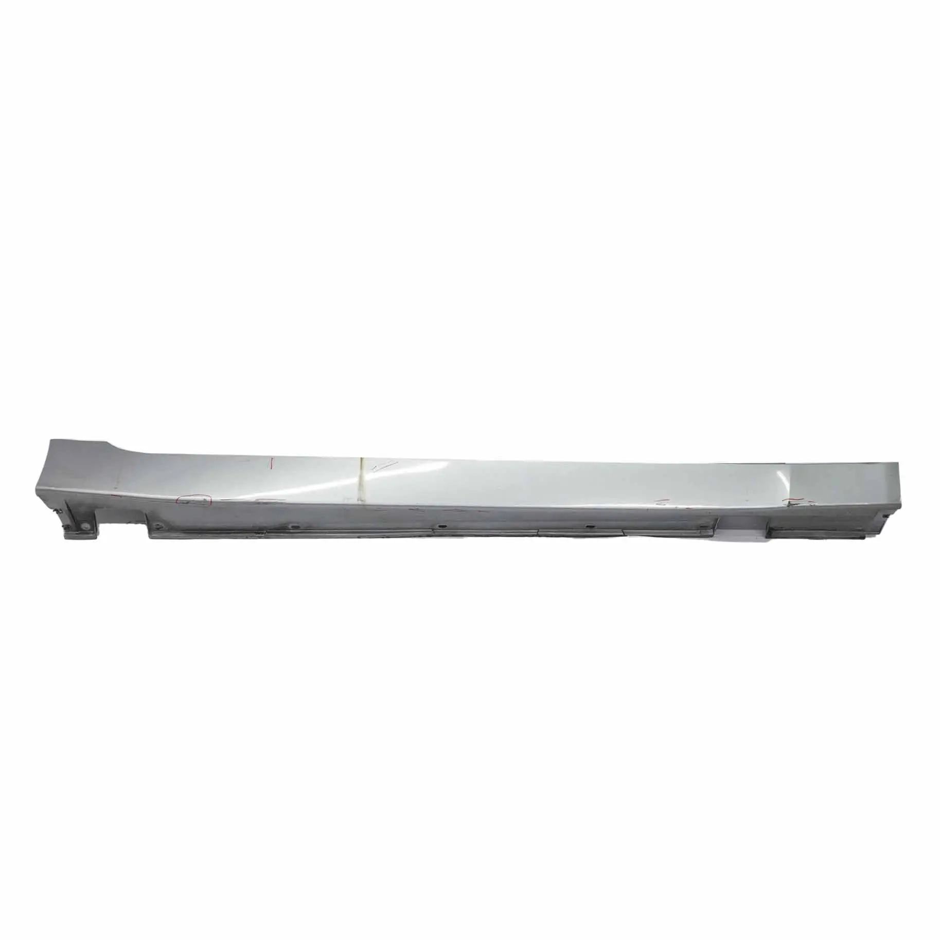 BMW E60 E61 Listello Portiera Apertura Gonna Destra Grigio Argento Grigio - A08