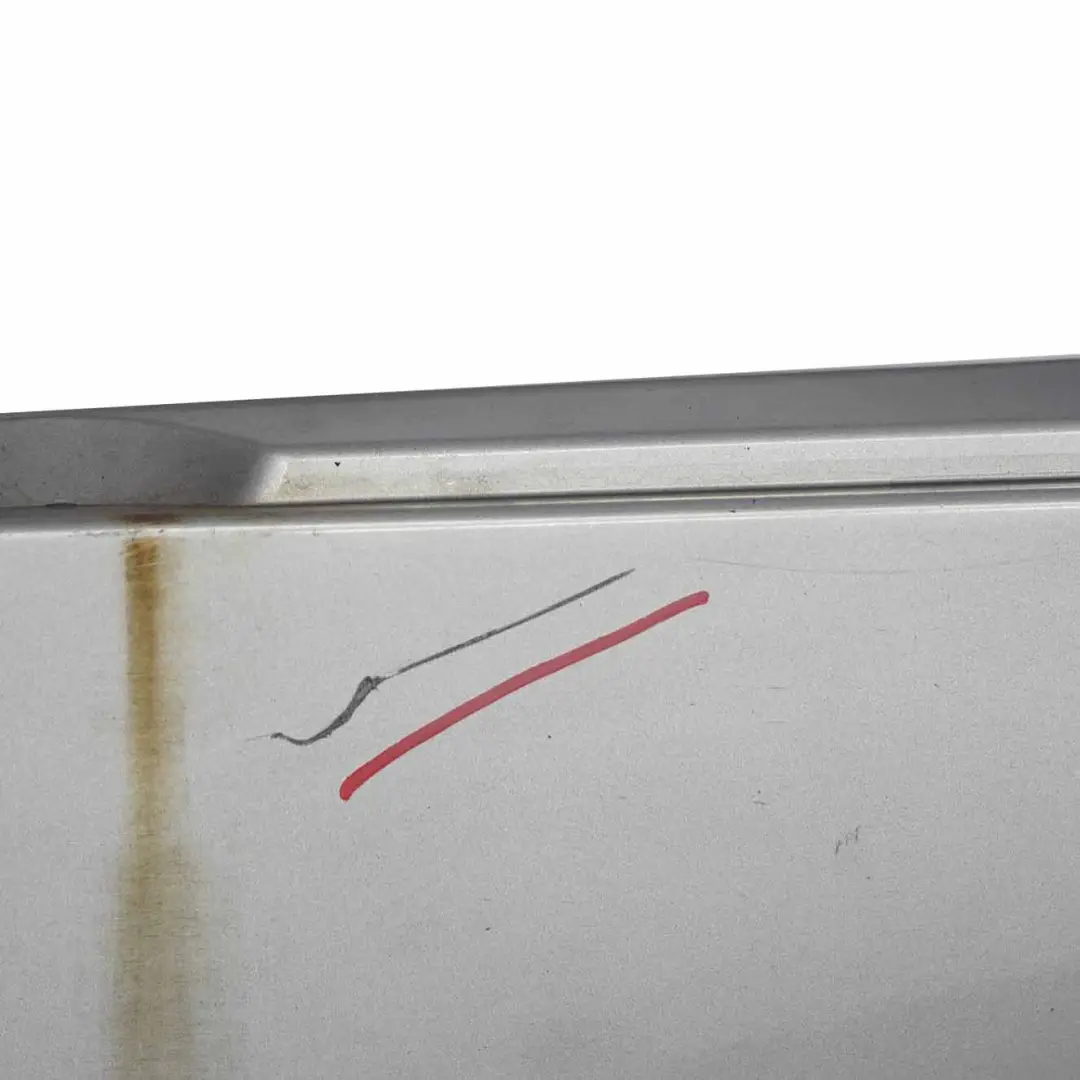 BMW E60 E61 Door Sill Side Cover Skirt Right O/S Silbergrau Grey A08 - SKU 0150278-SBG - Part number 0150278