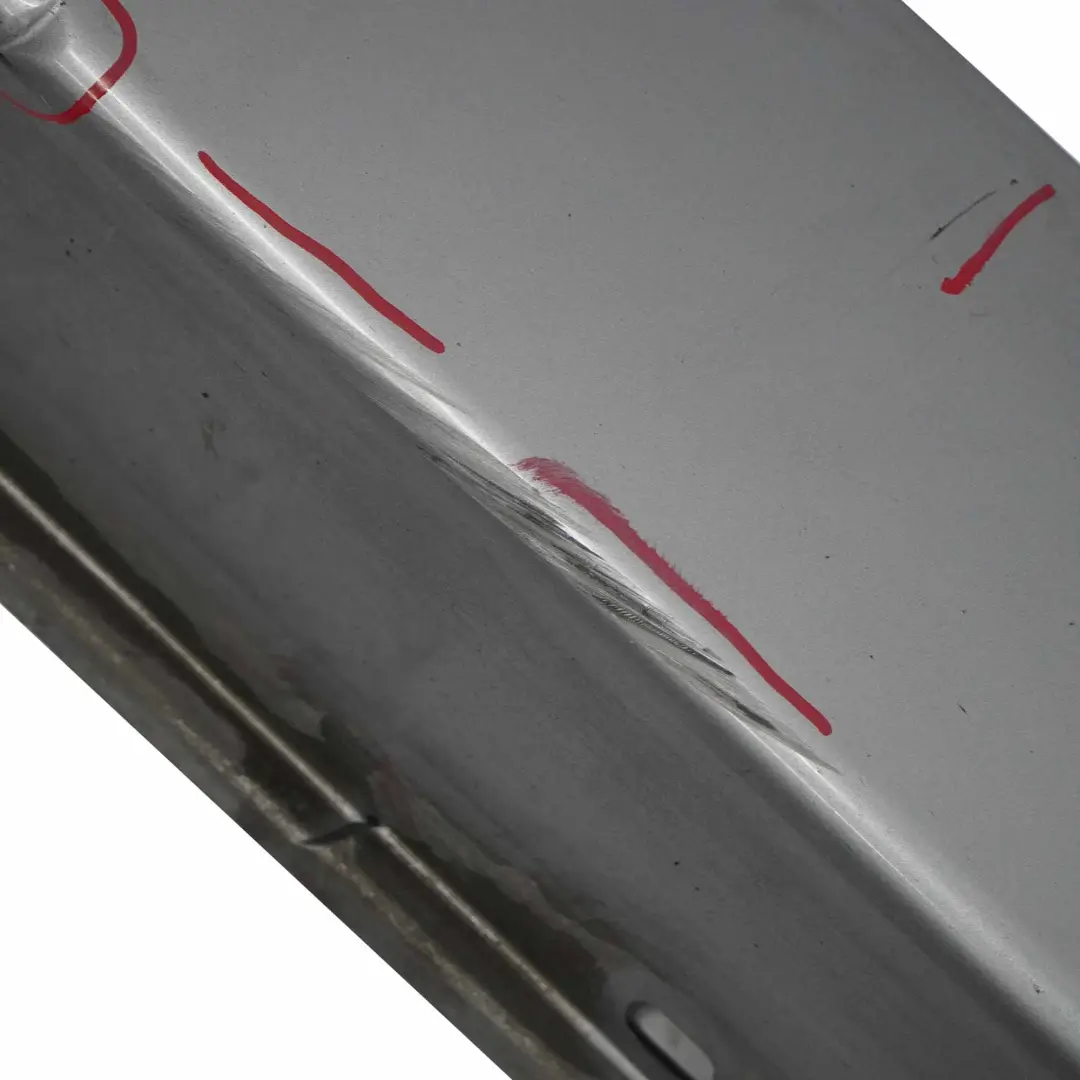 BMW E60 E61 Door Sill Side Cover Skirt Right O/S Silbergrau Grey A08 - SKU 0150278-SBG - Part number 0150278