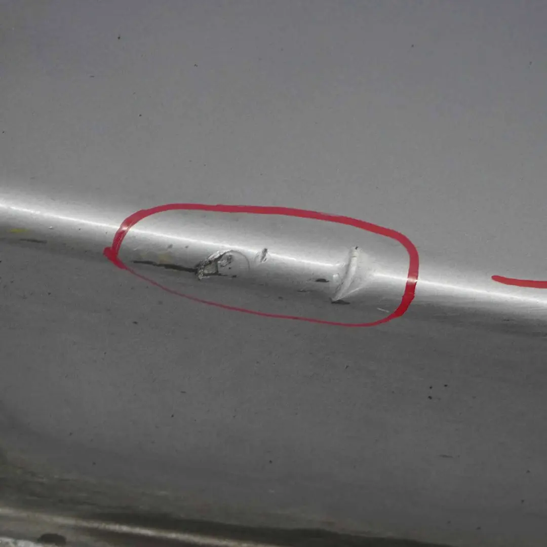 BMW E60 E61 Door Sill Side Cover Skirt Right O/S Silbergrau Grey A08 - SKU 0150278-SBG - Part number 0150278
