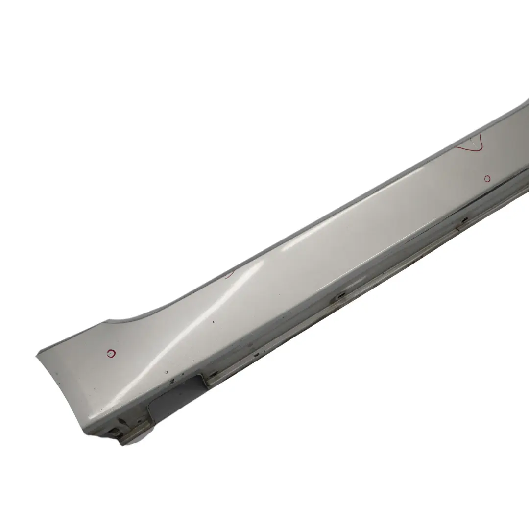 BMW 5 E60 E61 6 Door Sill Side Cover Skirt Right O/S Titansilber Silver - 354 - SKU 0150278-TS6 - Part number 0150278